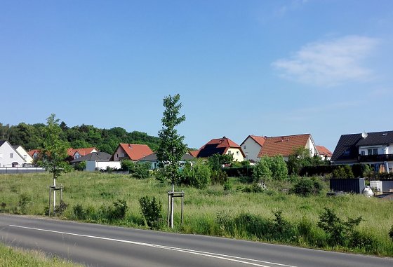 Bild: Blick auf den Eigenheimstandort