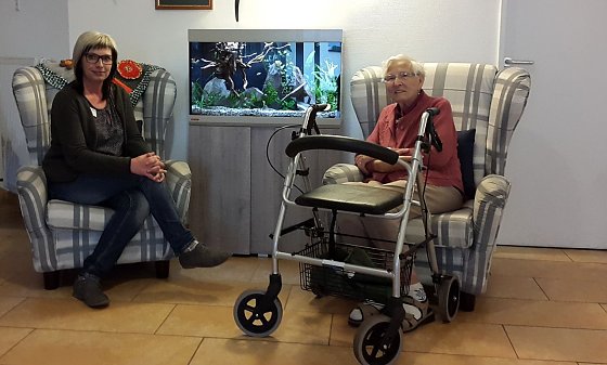Bild: Zwei neue Aquarien im Seniorenzentrum Katharina-von-Bora