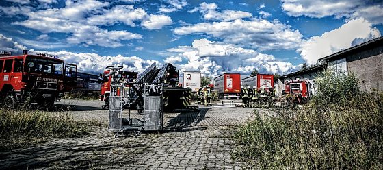 Bild: Gro&szlig;einsatz in Gro&szlig;wechsungen