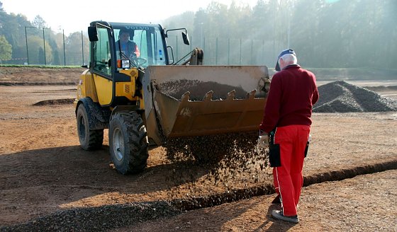 Bild: Bauarbeiten im AKS