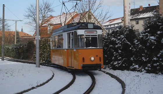 Bild: Der "Gothawagen" unterwegs