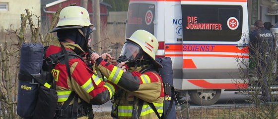Bild: gestern bei einem Einsatz in Liebenrode