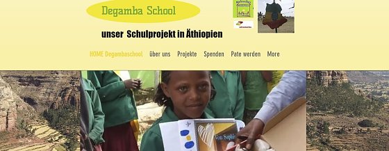Bild: Startseite der Website