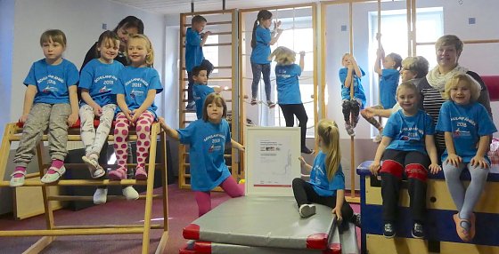 Bild: Bewegungsfreude der Heringer Kinder honoriert