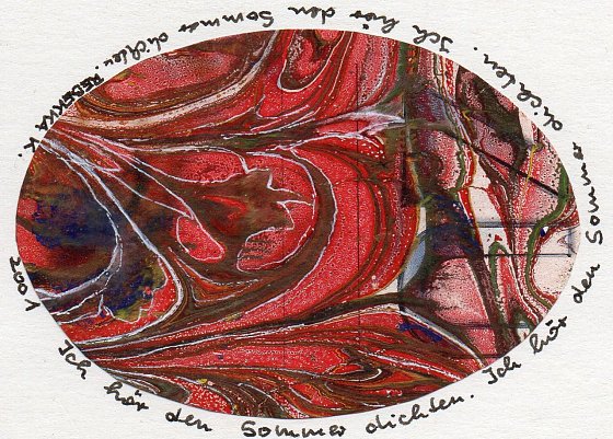 Bild: Marmorpapier zu Ostern