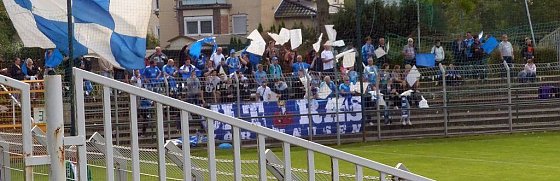 Bild: Wacker-Fans beim Hinspiel in Leipzig