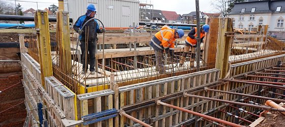 Bild: Baustelle Puschkinstra&szlig;e
