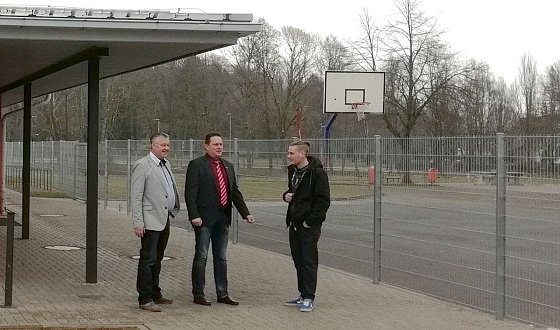 Bild: Von links: Schlichting, Ehrhold, Schminkel