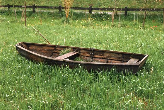 Bild: Das Gartenboot in T