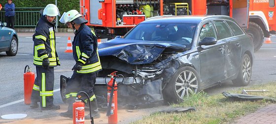 Bild: F&uuml;nf Verletzte bei Unfall in Kleinfurra
