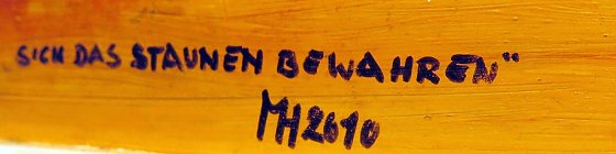 Bild: Titel eines Bilder der Kabinett-Ausstellung