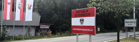 Bild: Ehemalige Grenzkontrollstelle bei Obernberg