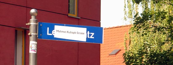 Bild: Kubasik-Stra&szlig;e statt Lesserplatz