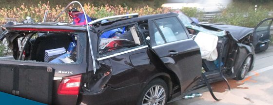 Bild: Unfallfahrzeug