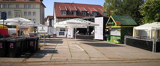 Bild: Hier wird um 16 Uhr das diesj&auml;hrige Fest er&ouml;ffnet