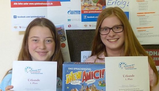 Bild: Charlott Meyer und Jasmina Rogge erreichten im vergangenen Jahr einen Platz 1