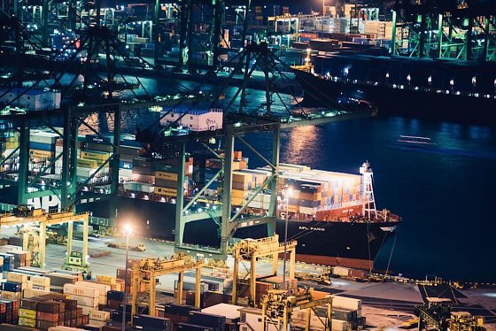 Bild: Volkswirtschaftlich enorm wichtig: Logistik