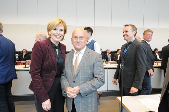 Bild: Ministerin und PGF
