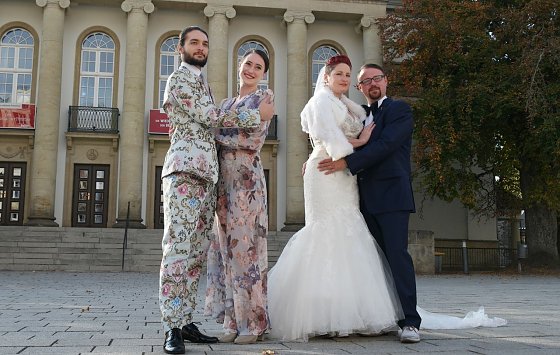 Bild: Gemeinsames Shooting mit den Hauptdarstellern des Balletts