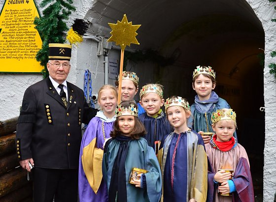 Bild: Sternsinger in Ilfeld unterwegs