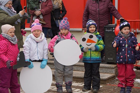 Bild: Die Vorschulkinder hatten ein Programm einstudiert. 
