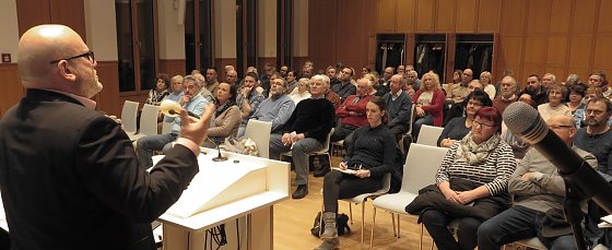 Bild: Die Vorstellung des Einzelhandelskonzeptes war gut besucht