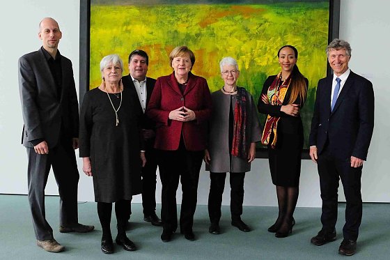 Bild: Treffen mit der Bundeskanzlerin