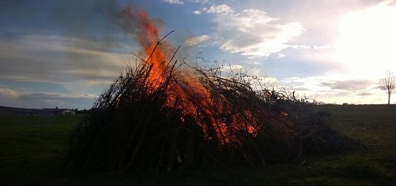 Bild: Es lodert auch in Sophienhof
