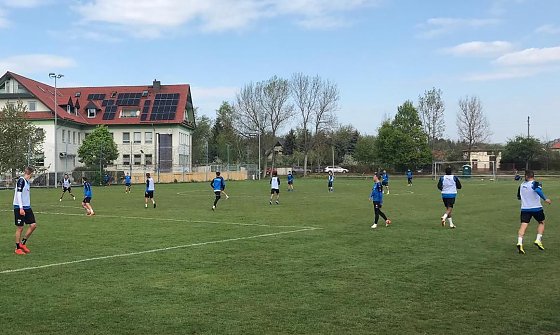 Bild: Training am 1. Mai