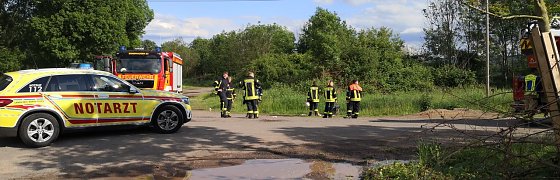Bild: Einsatz am Kiessee