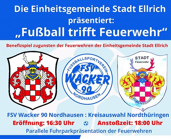 Bild: Plakat zum Benefizspiel