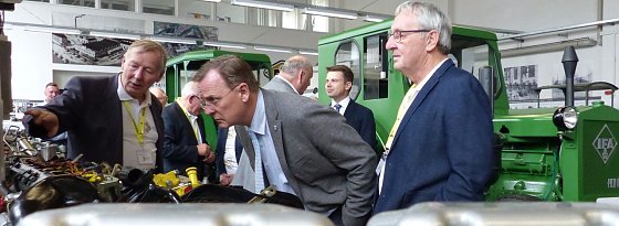 Bild: Der MP am Stand des ersten Common Rail Motor
