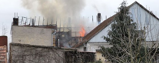 Bild: Dachstuhlbrand in W&uuml;lfingerode