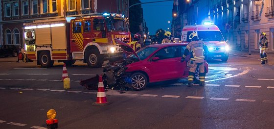 Bild: Crash auf der Kreuzung