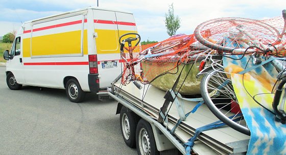 Bild: Gespann mit Ladung