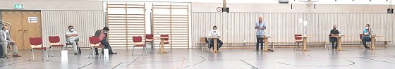 Bild: Blick auf das verbliebene Pr&auml;sidium