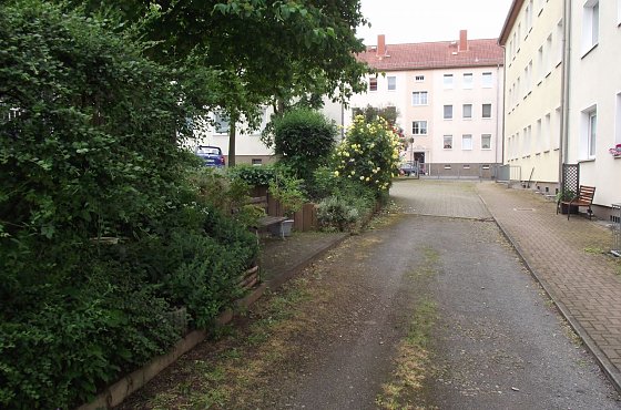 Bild: Auch der hintere Bereich der Lindenstra&szlig;e 2-8 macht was her.