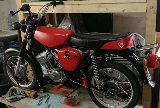 Bild: Die geklaute Simson