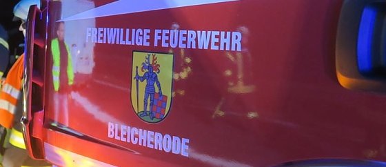 Bild: Feuerwehr Bleicherode im Einsatz