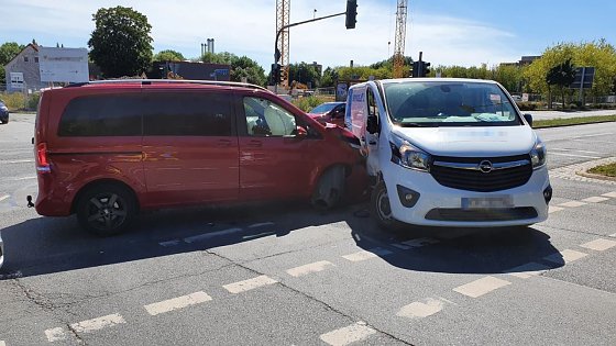 Bild: Unfall auf der "beliebten" Kreuzung