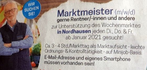 Bild: Rentner mit Smartphone gesucht