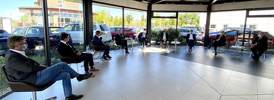 Bild: Gespr&auml;chsrunde in Wittenberg