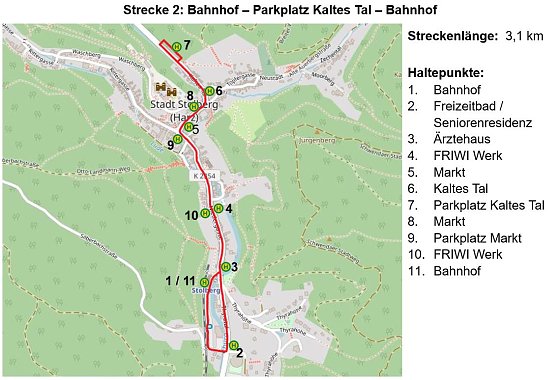 Bild: Linienf&uuml;hrung Strecke 2