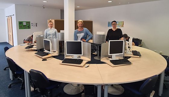 Bild: Auf dem Bild (NUV) zu sehen sind von links: Regina Pasenow, Nina J&auml;ger und Bianca Moraweck.