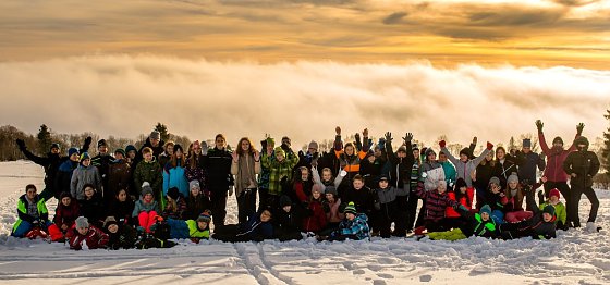 Bild: Humboldtianer auf j&auml;hrlicher Skifahrt