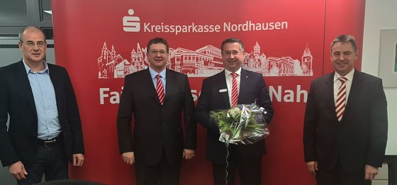 Bild: Von links: Landrat Matthias Jendricke, Thomas Seeber, Jan Oberb&uuml;chler und Wolfgang Asche