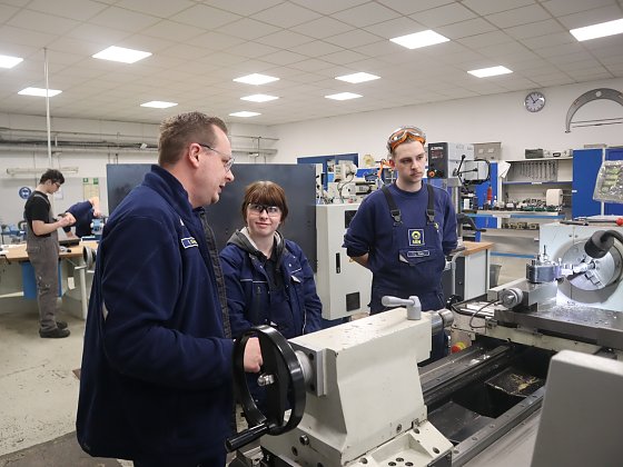 Bild: Einblick in die Lehrwerkstatt