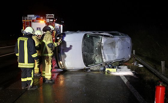 Bild: Unfall auf der A 38