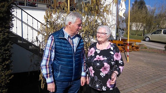 Bild: Herbert Kunze kam aus Nordhorn, Brunhilde Mummer (geb. Sartory) war nach der Wende aus Westberlin angereist.