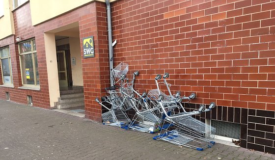 Bild: Einkauf in Nordhausen im Dezember 2021